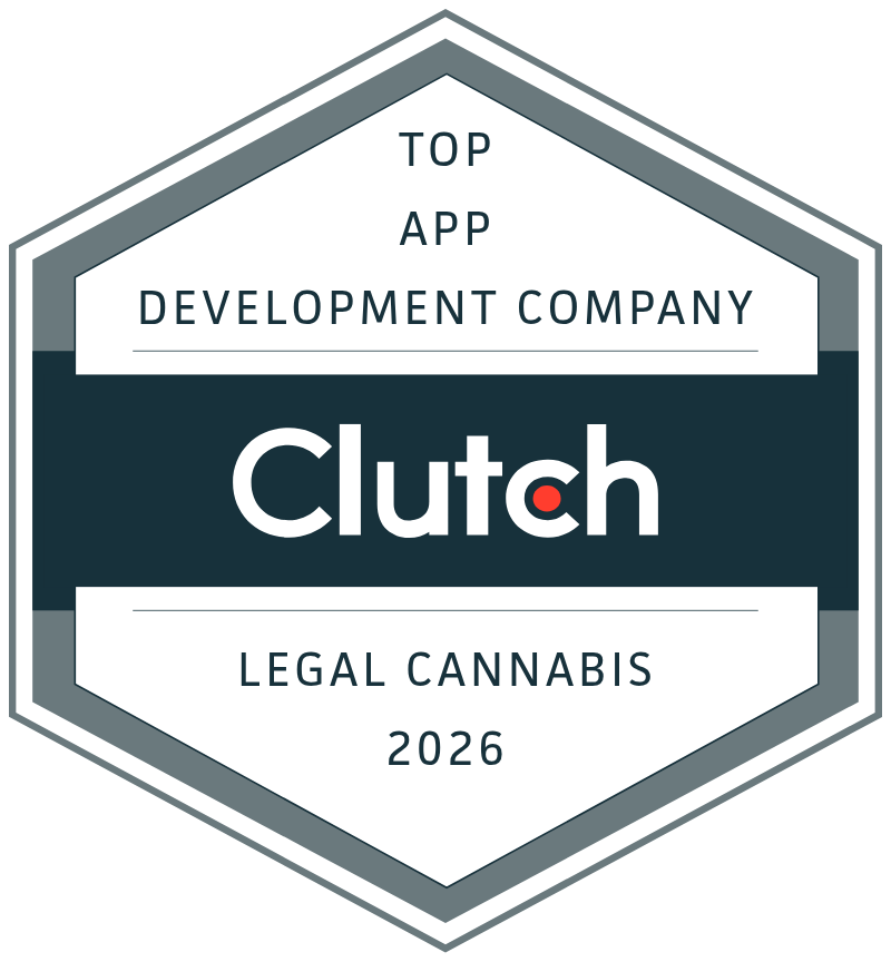 Clutch Top App Development Company Legal Cannabis 2026 award