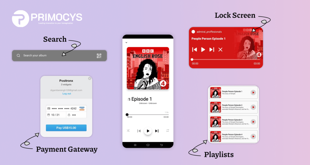 music app advance features
