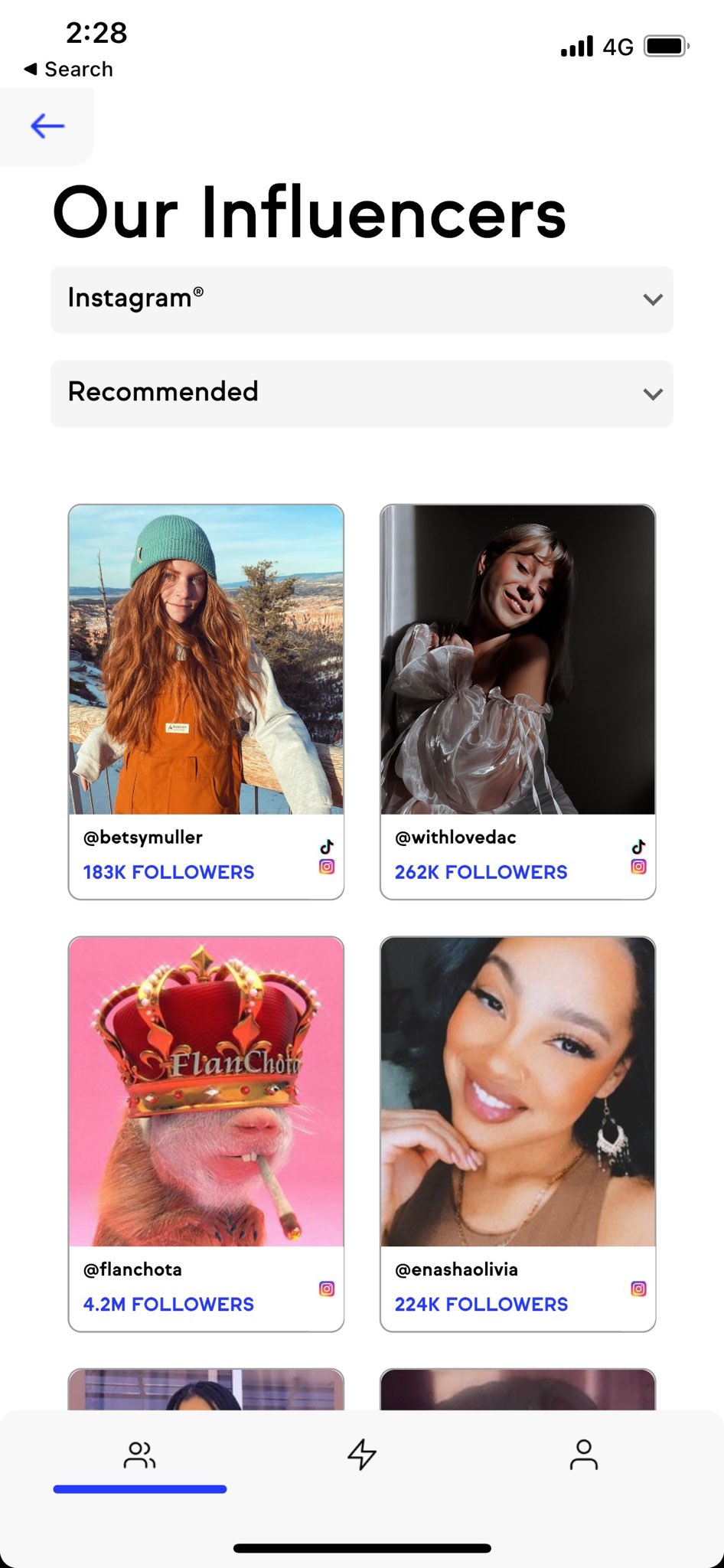 social influencer app