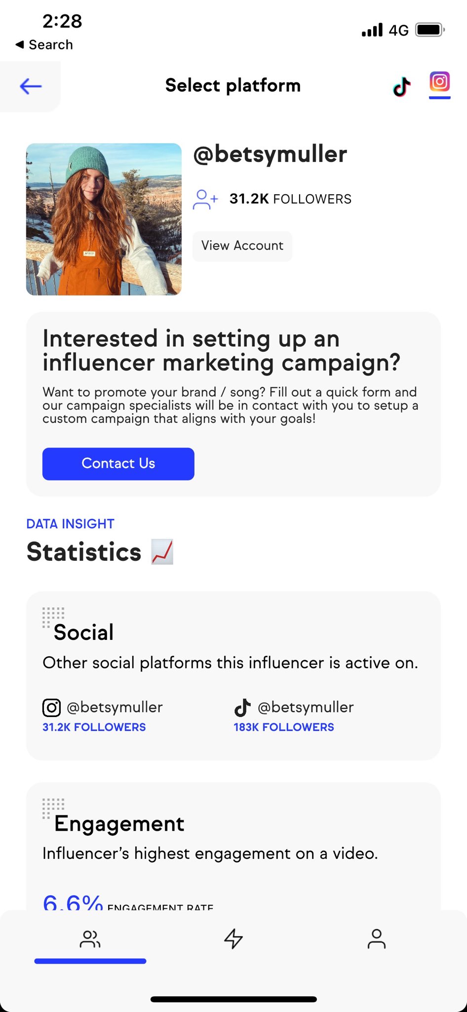 social influencer android app