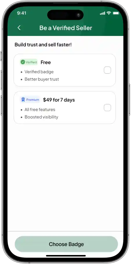 Become Verified Seller