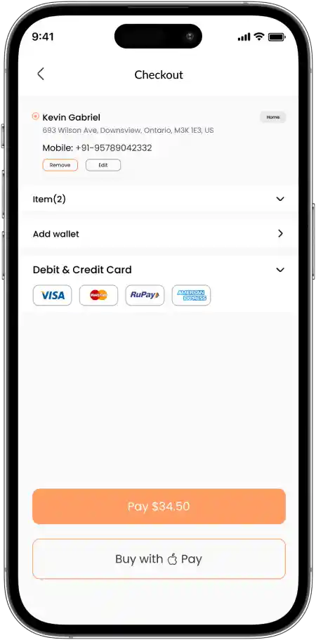 Multiple Payment Methods