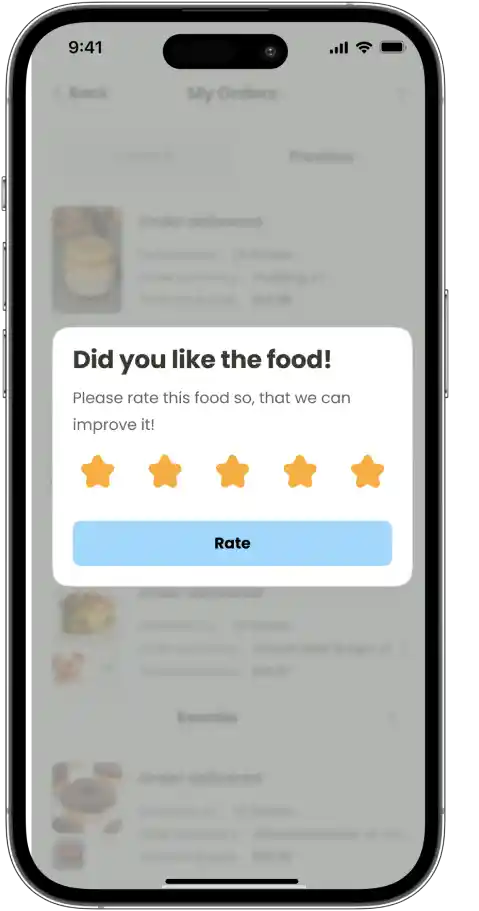 Ratings & Reviews After Delivery