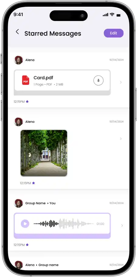 Star Messages for imp. chat