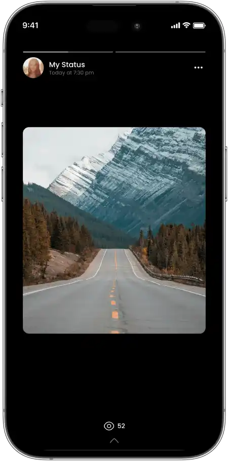 Status removes after 24 hrs