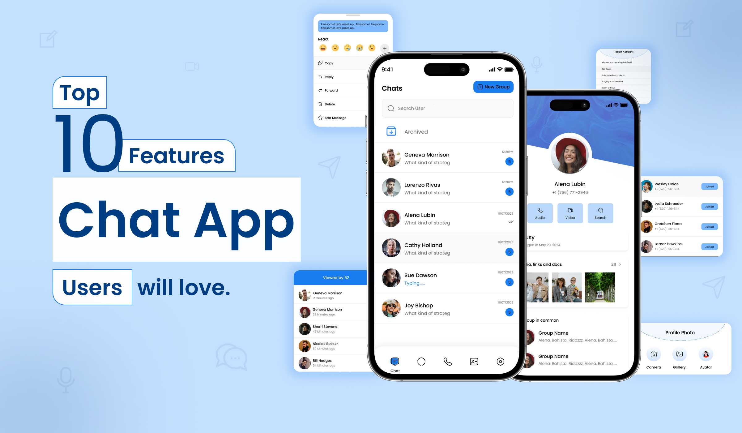 Top 10 Features Your Chat App Users Will Love