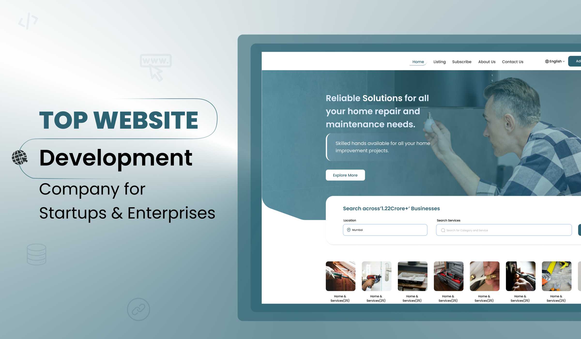 Top Website Development Company for Startups & Enterprises