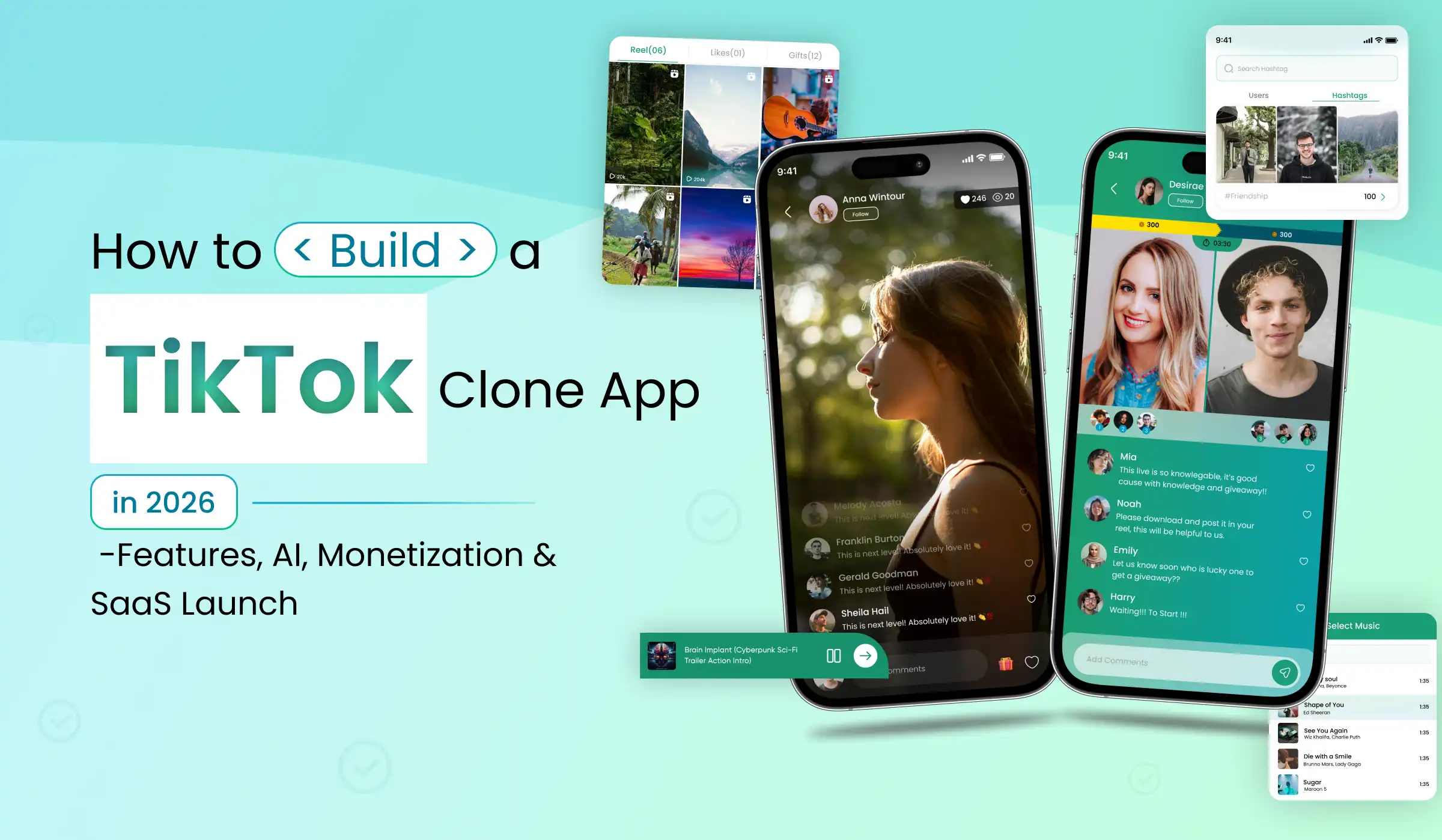 How to Build a TikTok Clone App in 2026 | Features, AI, Monetization & SaaS Launch