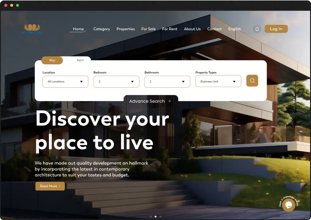 Lika Real Estate - Real Estate Website Development