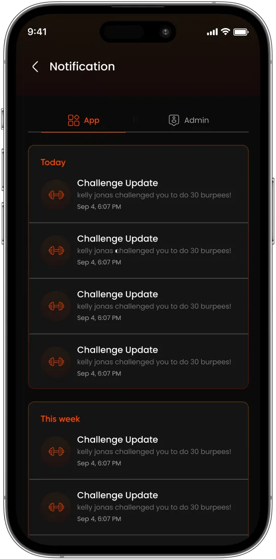 Personalised notification