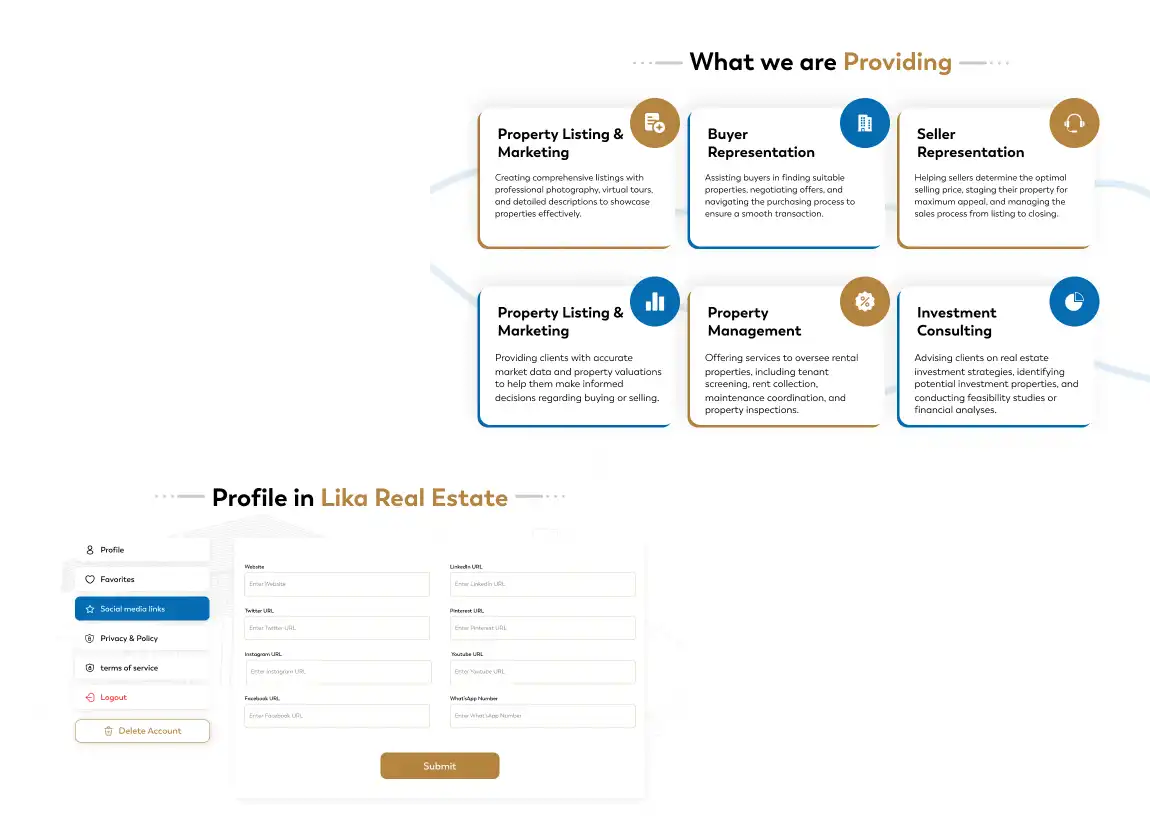 Real Estate Website
