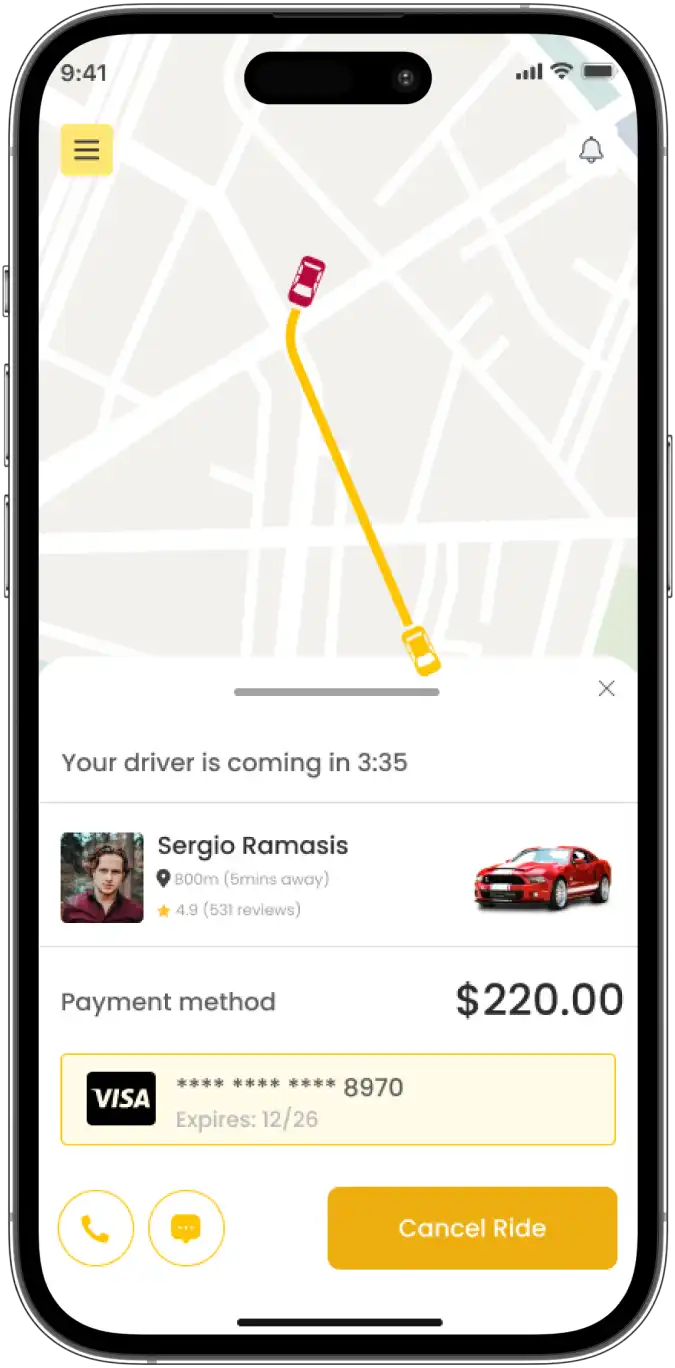 Real-Time Ride Tracking