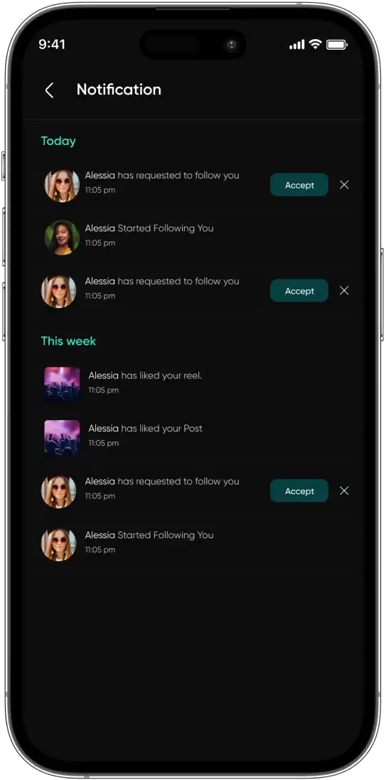 Real-Time Engagement Notifications